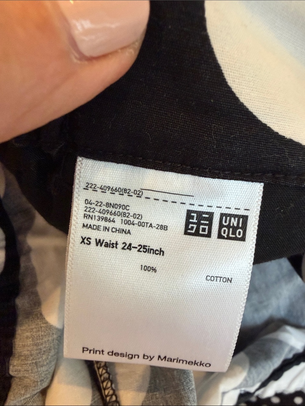 Uniqlo Marimekko Polka Dot Culottes XS - Picture 6 of 6